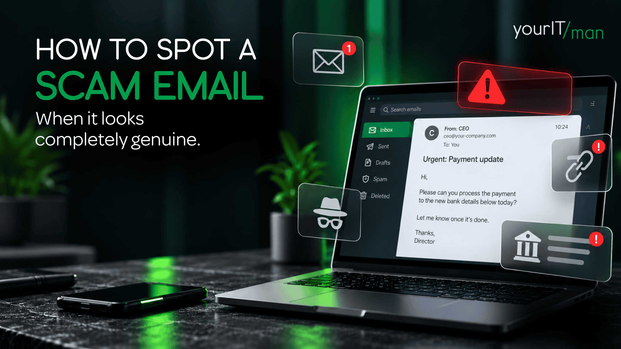How to spot a scam email